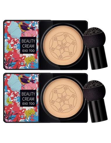 Crema CC NUIBO 15 ml x2 con Esponjas de Hongo Natural