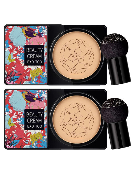 Crema CC NUIBO 15 ml x2 con Esponjas de Hongo Natural