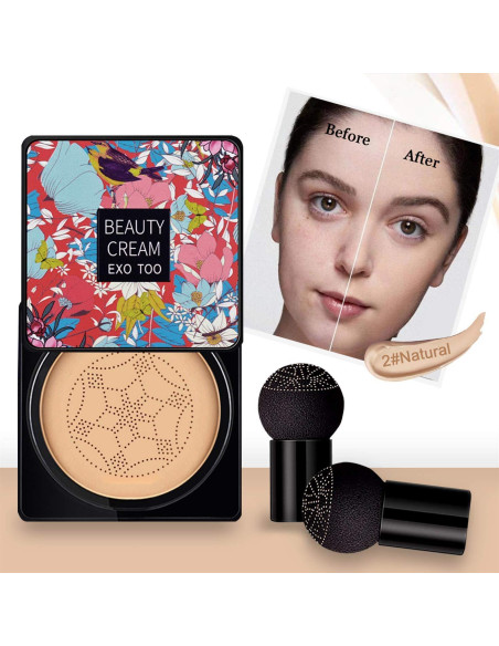 Crema CC NUIBO 15 ml x2 con Esponjas de Hongo Natural