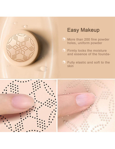 Crema CC NUIBO 15 ml x2 con Esponjas de Hongo Natural