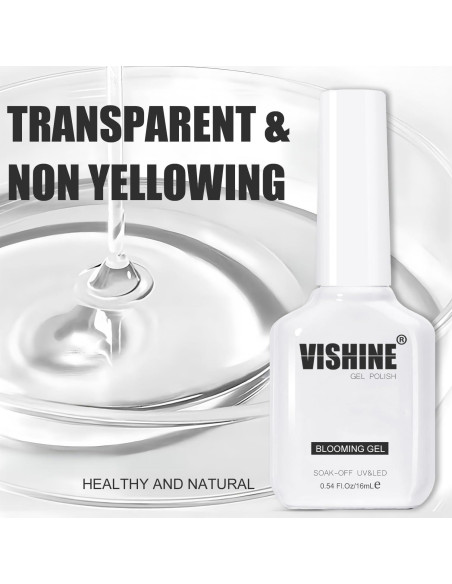 Esmalte de Uñas en Gel Vishine 16ml - 2 Pcs Floral Acuarela