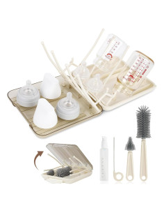 Juego de Cepillos para Biberones FXXQHT 6 en 1 Portátil