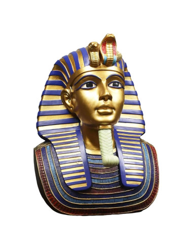 Estatua de Busto Tutankamón 28 cm Ebros Gift Resina Pintada