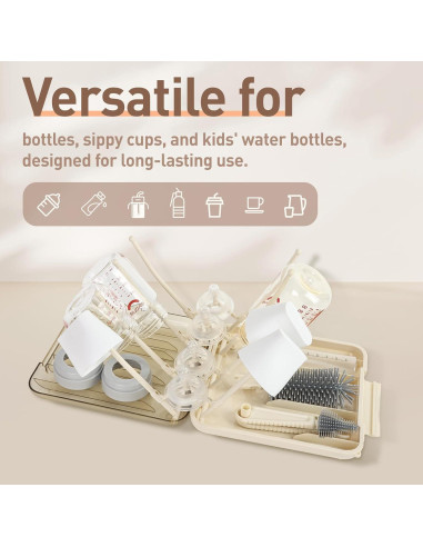 Juego de Cepillos para Biberones FXXQHT 6 en 1 Portátil