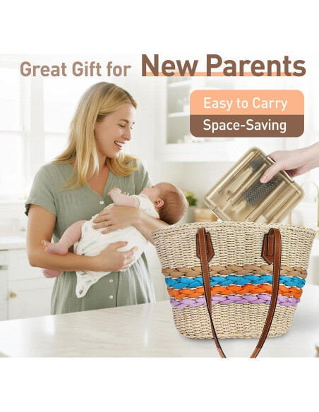 Juego de Cepillos para Biberones FXXQHT 6 en 1 Portátil Juego de Cepillos para Biberones FXXQHT 6 en 1 Portátil