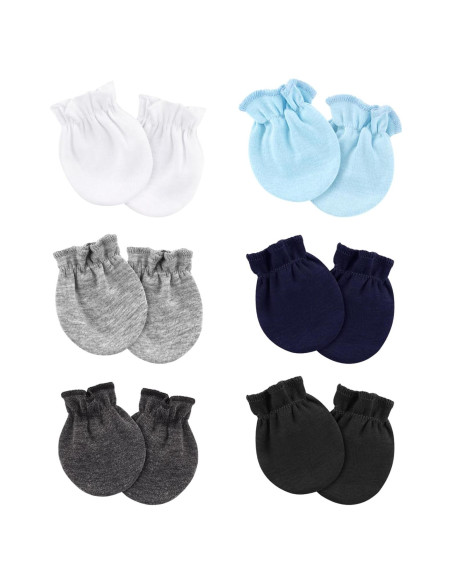 Manoplas para Bebés Recién Nacidos AQOKKA Algodón Orgánico 0-6 Meses