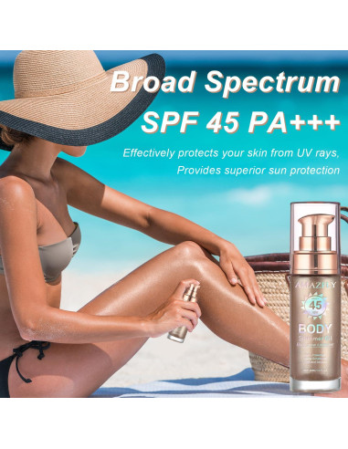 Aceite Corporal Brillante LemonSac SPF 45 Hidratante 132g