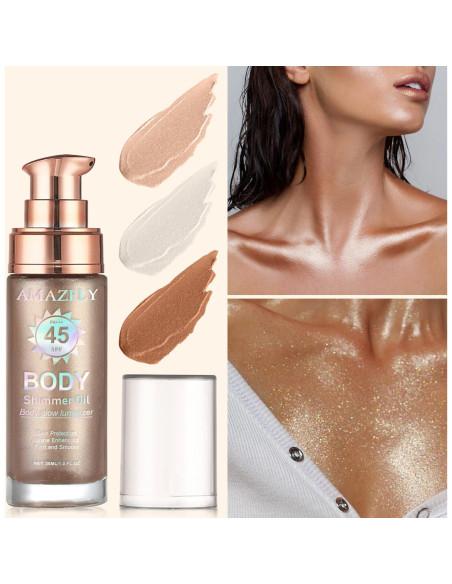 Aceite Corporal Brillante LemonSac SPF 45 Hidratante 132g