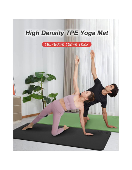 Alfombrilla de Yoga RYTMAT 194.6x90cm Antideslizante 10mm