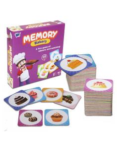 Juego de Memoria Point Games para Niños - 48 Cartas Didácticas