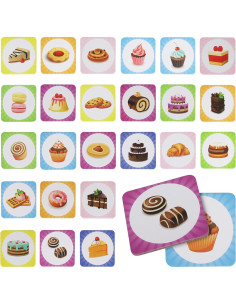 Juego de Memoria Point Games para Niños - 48 Cartas Didácticas 2