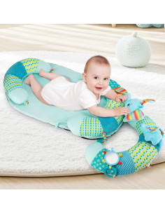 Almohada 3-en-1 Blublu Park para Bebés - Soporte Sentado Azul 2