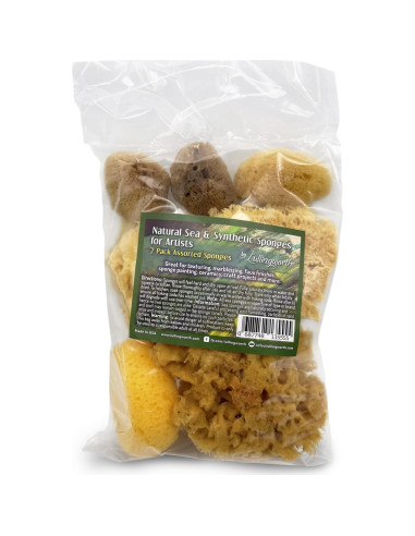 Esponjas Marinas Naturales y Sintéticas Lullingworth - 7 Piezas