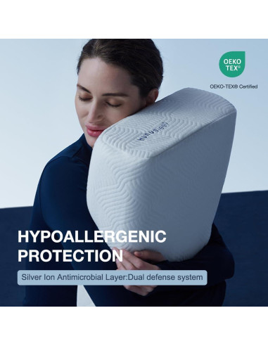 Cojín Cubo Viscoelástico Huhu Sleep 61x36cm Refrigerante