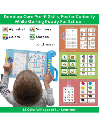 Libro Electrónico Interactivo Curioso 2 Aprender ABC 0.52 kg