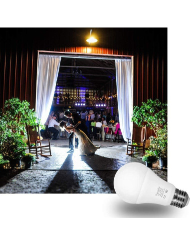 Bombilla Vgogfly Dusk a Dawn Blanca Cálida E26 1 Cuenta