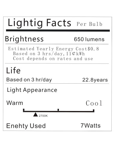 Bombilla Vgogfly Dusk a Dawn Blanca Cálida E26 1 Cuenta