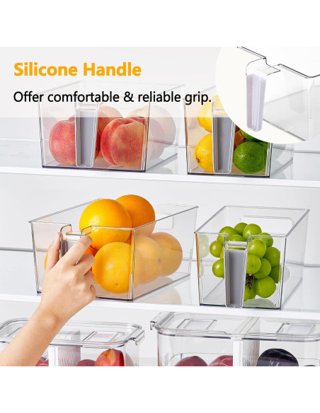 Contenedores Organizadores de Refrigerador Vacane 2 Pack S