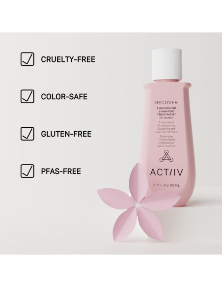 Champú Engrosante ACTIIV para Mujeres 79.83 ml - Vegano
