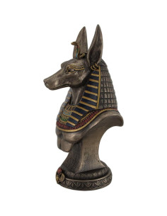 Estatua Busto Anubis Dios Chacal Diseño Veronese 24 cm 2