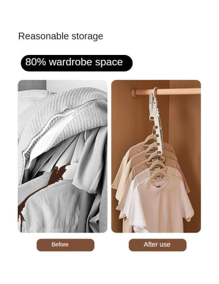 Perchero Plegable Portátil Plogmill Gris 25.4x10.16 cm