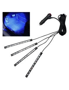 Tira de Luz LED Interior para Coche JOYCOURT Azul 12V