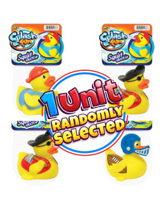 Patito de Goma Lanzador de Agua JA-RU 6.35cm Amarillo 2