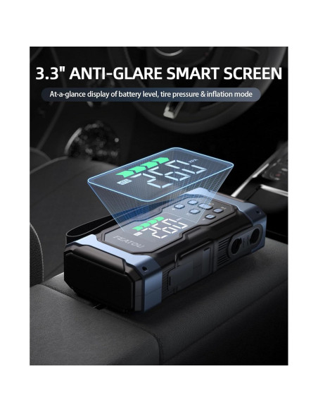 Arrancador de Salto 9000A Featou V8 con Compresor 12V