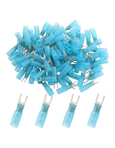 Kit 100 Conectores de Horquilla Termoretráctiles Teansic AWG16-14