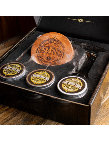 Kit de Ahumador de Whiskey G&J's Finest con Antorcha y Astillas