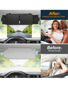 Visera Solar Polarizada Veharvim VH-SV02-1STM UV400 Ajustable 2