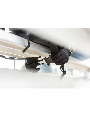 Asiento de Grada Calentado ACELETIQS con Batería USB - Negro