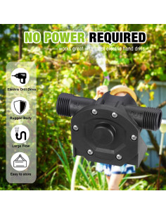 Bomba de Transferencia de Agua y Aceite TRUPOW 12.5 GPM 2