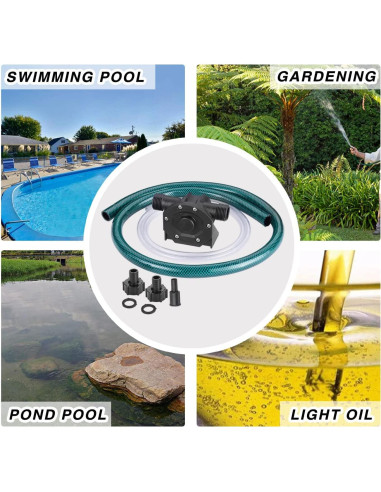 Bomba de Transferencia de Agua y Aceite TRUPOW 12.5 GPM