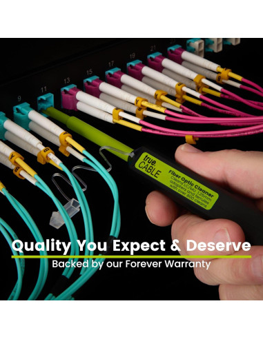 Limpiador de Punta de Fibra Óptica trueCABLE LC/MU 800 Limpiezas