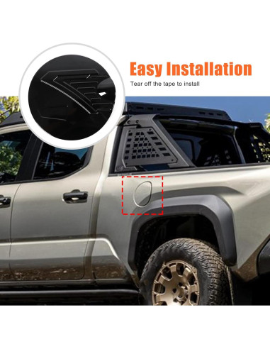 Cubierta de Tapón de Combustible Lcojicep para Toyota Tacoma 2024-2025 - ABS 3D