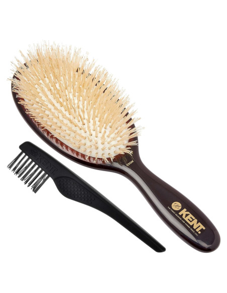 Cepillo Desenredante Ovalado Kent CSGM - Cerdas Naturales 19.7 cm Cepillo Desenredante Ovalado Kent CSGM - Cerdas Naturales 19.7 cm