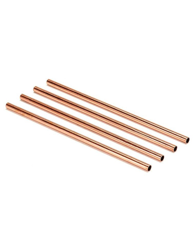 Popotes Reutilizables de Cobre Modern Home - 21.6 cm - Juego de 2