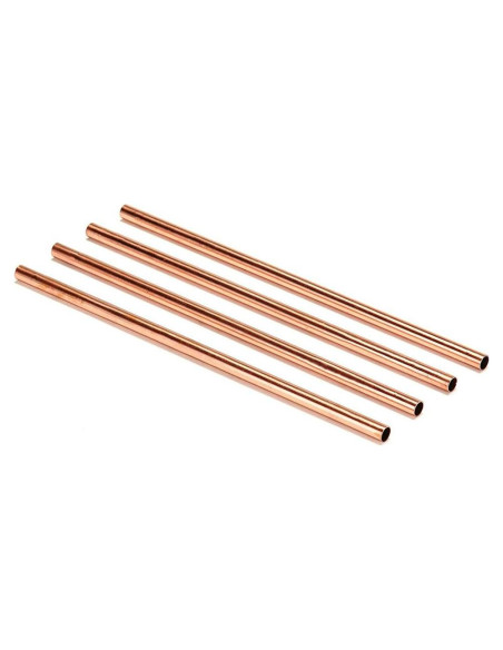 Popotes Reutilizables de Cobre Modern Home - 21.6 cm - Juego de 2