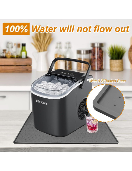 Alfombrilla de Silicona Antideslizante Hlimior 30x48 cm para Hielo