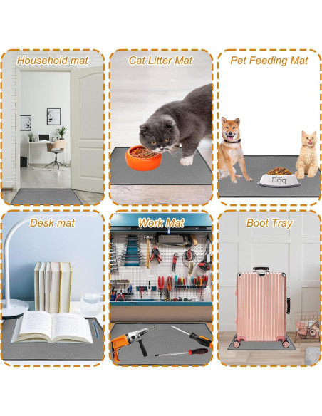 Alfombrilla de Silicona Antideslizante Hlimior 30x48 cm para Hielo