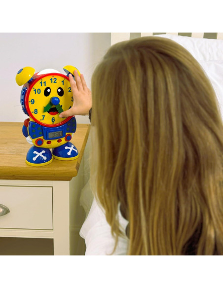 Reloj de Enseñanza del Tiempo Telly Clásico - Educativo y Seguro