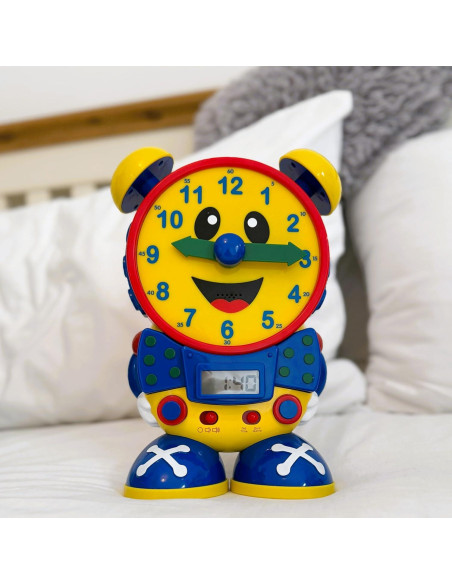 Reloj de Enseñanza del Tiempo Telly Clásico - Educativo y Seguro