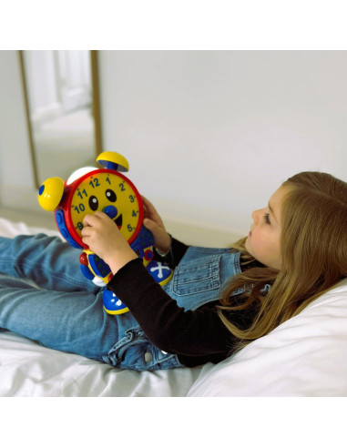 Reloj de Enseñanza del Tiempo Telly Clásico - Educativo y Seguro