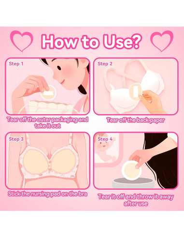 Almohadillas de Lactancia Desechables 100 Unidades Súper Absorbentes