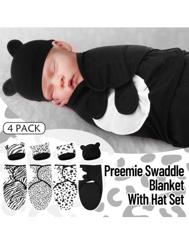 Manta Envolvente para Prematuros Buryeah con Sombrero 1.4-3.2 Kg