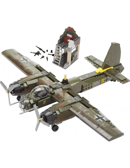 Bloques de Construcción Militar General Jim JU88 - 559 Piezas