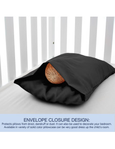 Funda de Almohada para Niños EXQ Home 33x46 cm Juego de 2 2