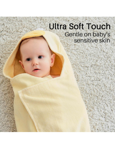 Toallas de Bebé con Capucha Viviland 2 Paquete 100% Algodón