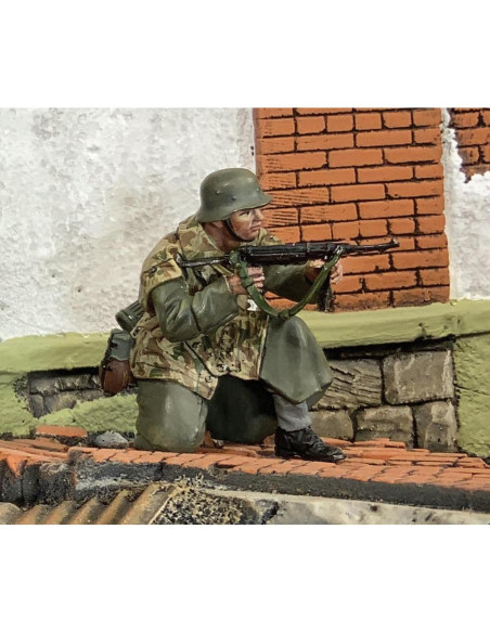 Figura de Metal W. Britain Granadero Alemán 1:30 MP40